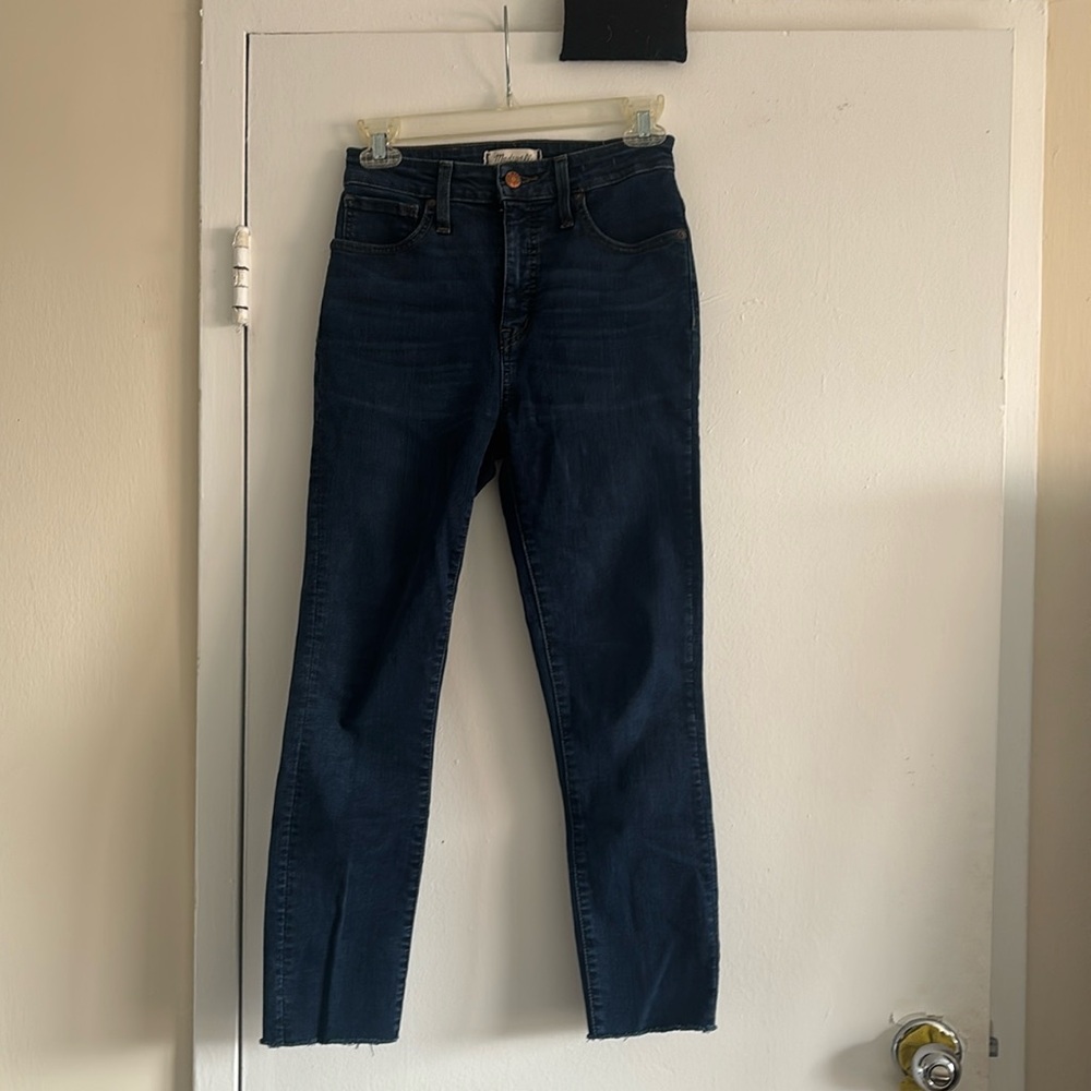Madewell curvy high rise skinny jeans - short length